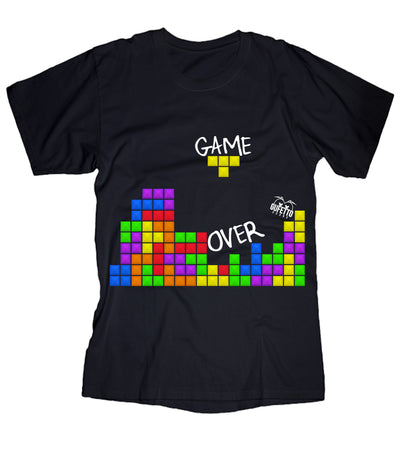 T-shirt Uomo  GAME OVER ( A476 ) - Gufetto Brand 