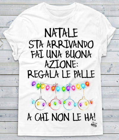 T-shirt Donna  Natale ( D2512 ) - Gufetto Brand 