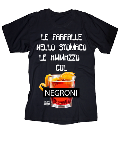 T-shirt Uomo Le Farfalle - Gufetto Brand 