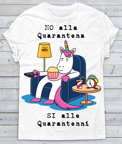 T-shirt Uomo Quarantena ( Z582 ) - Gufetto Brand 