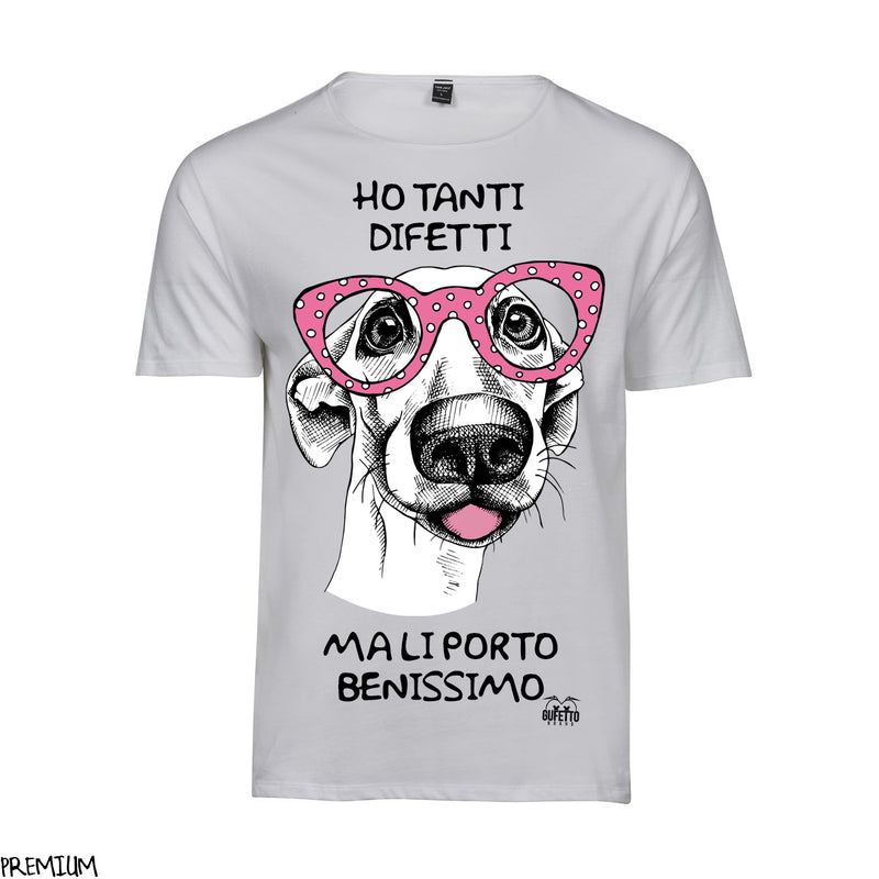 T-shirt Donna  Ho tanti difetti ( E9418 ) - Gufetto Brand 