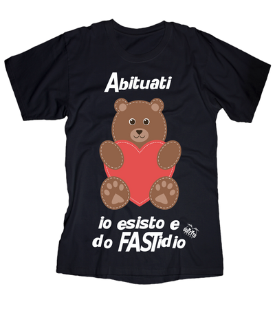 T-shirt Donna Abituati Baby Bear - Gufetto Brand 
