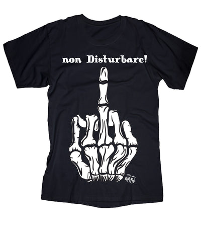 T-shirt Uomo Non Disturbare ( Q957 ) - Gufetto Brand 