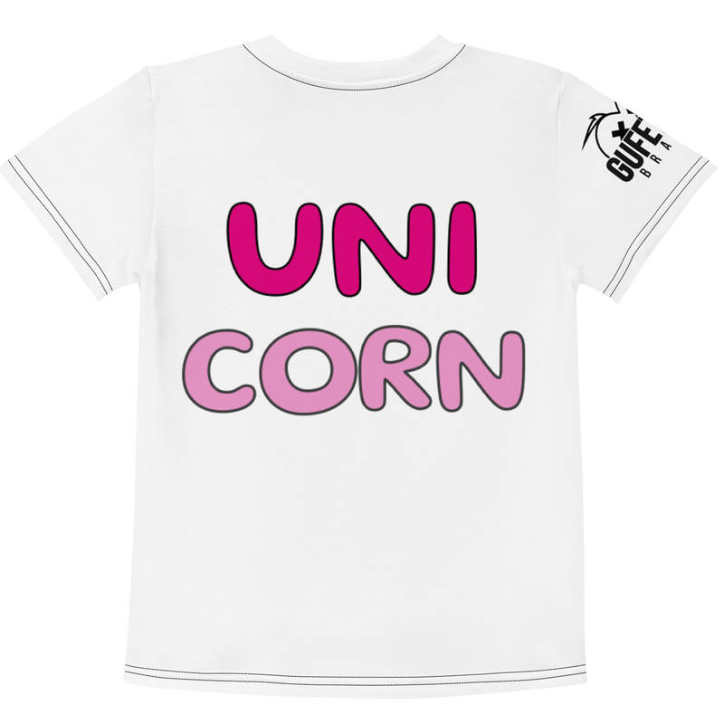 T-shirt girocollo per bambini Unicorn - Gufetto Brand 