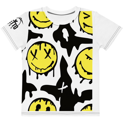 T-shirt girocollo per bambini Smile Face - Gufetto Brand 