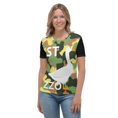 T-shirt donna Oca Camouflage - Gufetto Brand 