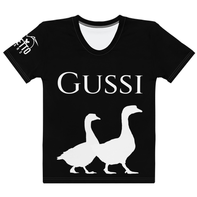 T-shirt donna Nera Gussi - Gufetto Brand 