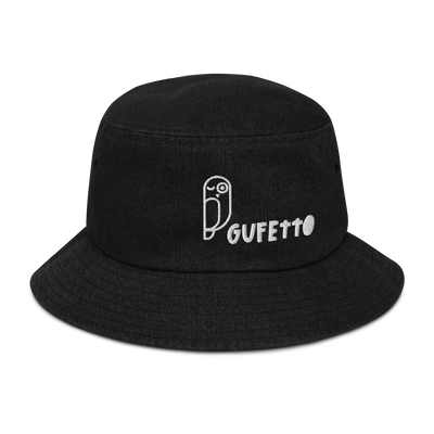 Cappello da pescatore in denim Gufetto - Gufetto Brand 