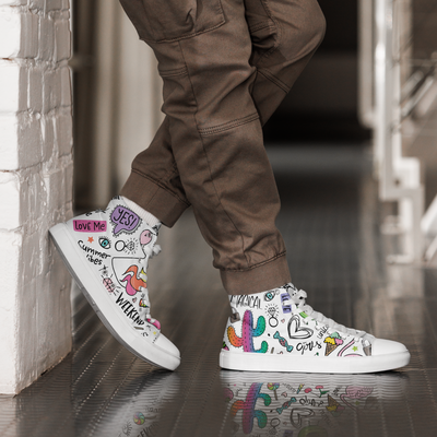 Sneakers alte in tela da uomo UNICORN EDITION - Gufetto Brand 