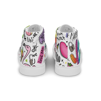 Sneakers alte in tela da donna UNICORN EDITION - Gufetto Brand 