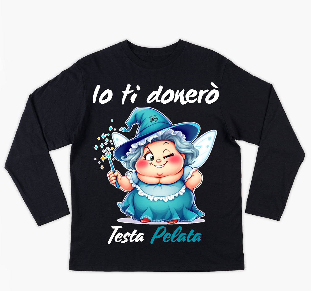 T-shirt Donna Le Fatine Ignoranti TESTA PELATA ( TP9082345 ) - Gufetto Brand 