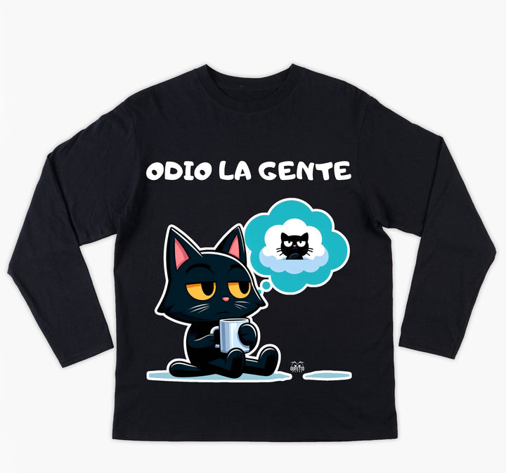 T-shirt Uomo GATTO ODIO ( GO88356987 ) - Gufetto Brand 