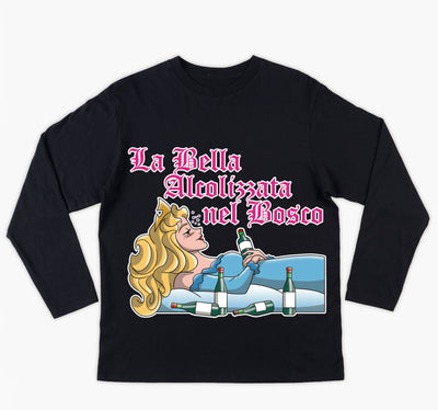 T-shirt Uomo LA BELLA ALCOLIZZATA ( AL670423091 ) - Gufetto Brand 