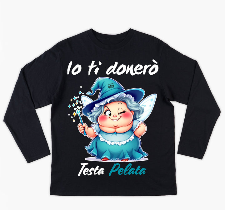 T-shirt Uomo Le Fatine Ignoranti TESTA PELATA ( TP9082345 ) - Gufetto Brand 