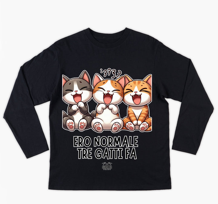 T-shirt Uomo TRE GATTI FA ( TR8019274653758 ) - Gufetto Brand 