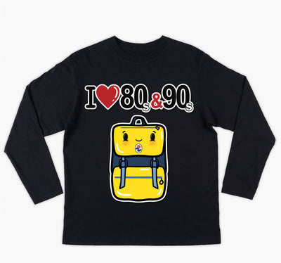 T-shirt Donna I LOVE 80/90 ZAINO ( ZA89056478 ) - Gufetto Brand 