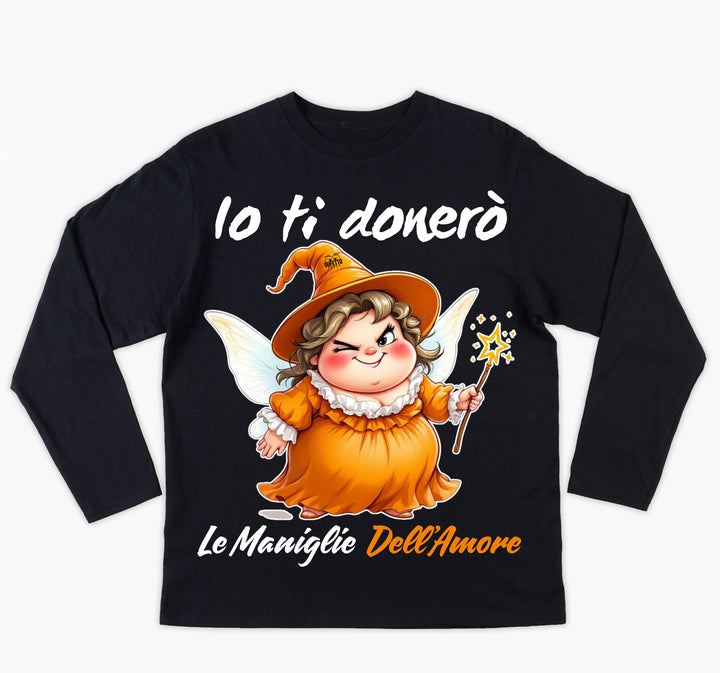 T-shirt Donna Le Fatine Ignoranti MANIGLIE DELL'AMORE ( MA76123546 ) - Gufetto Brand 