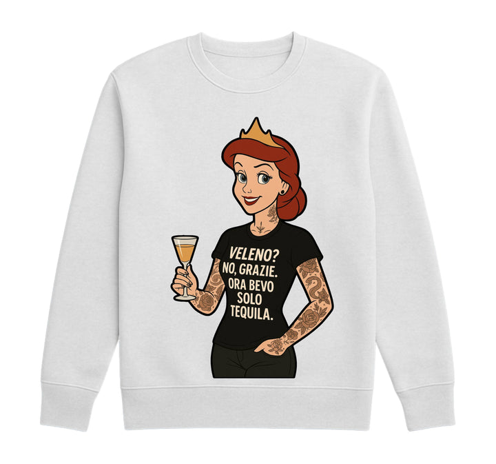 Felpa Classic Uomo Donna PRINCIPESSA TEQUILA ( TE5498675 ) - Gufetto Brand 