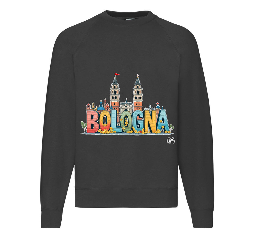 Felpa Classic Uomo Donna BOLOGNA ( BO6734098 ) - Gufetto Brand 