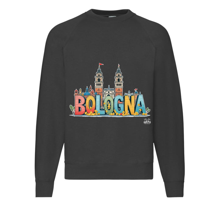 Felpa Classic Uomo Donna BOLOGNA ( BO6734098 ) - Gufetto Brand 