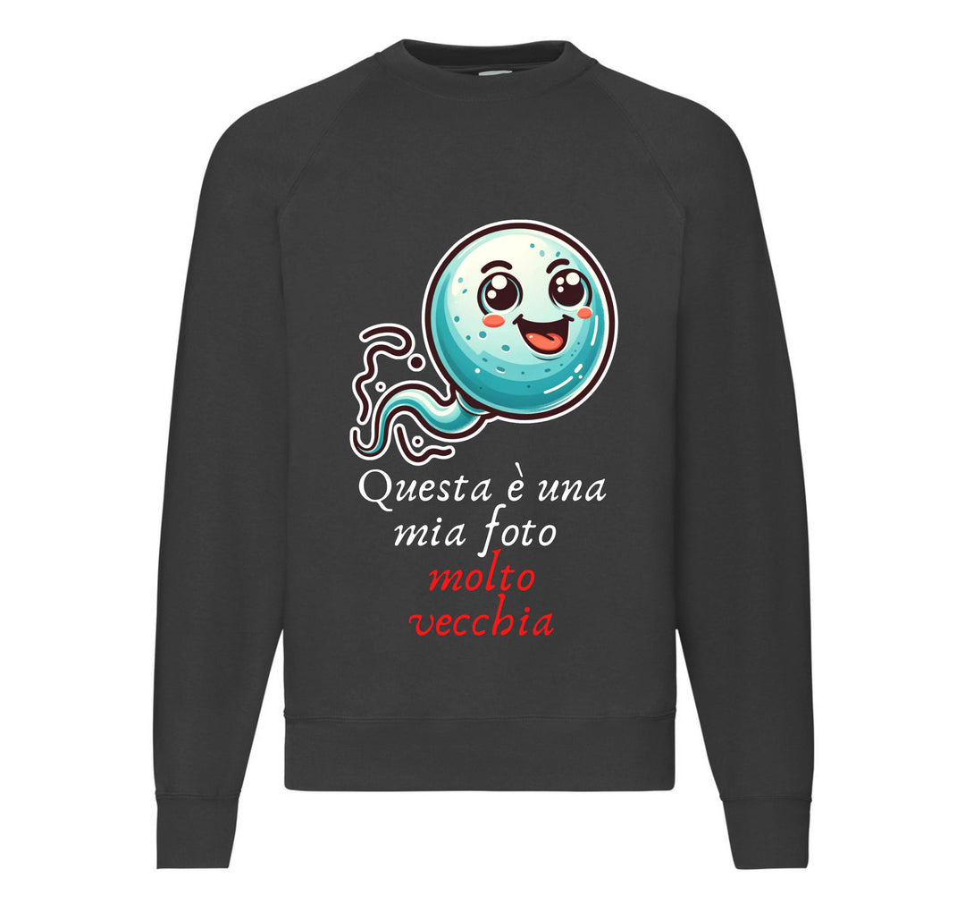 Felpa Classic Uomo Donna VECCHIA FOTO ( VF87645234 ) - Gufetto Brand 