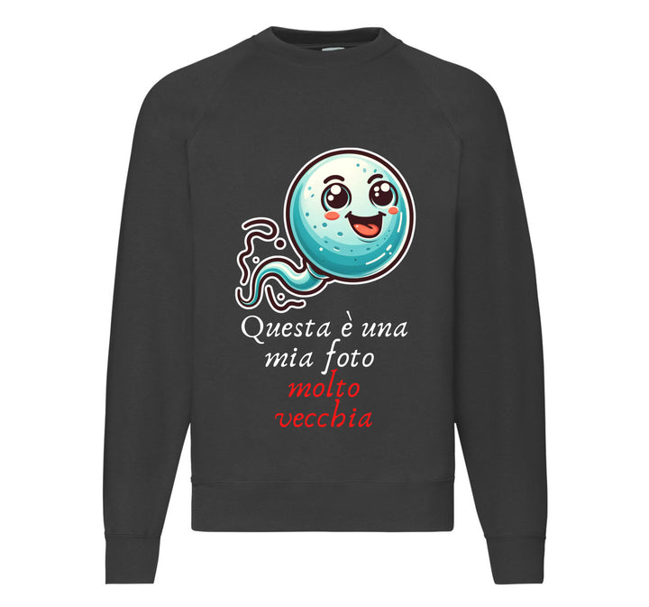 Felpa Classic Uomo Donna VECCHIA FOTO ( VF87645234 ) - Gufetto Brand 