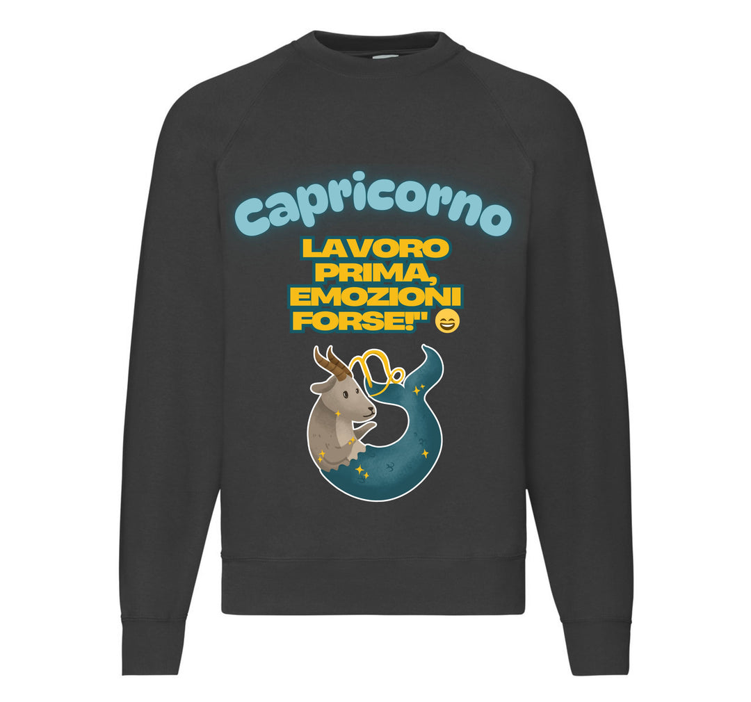 Felpa Classic Uomo Donna CAPRICORNO ( CA3546890 ) - Gufetto Brand 