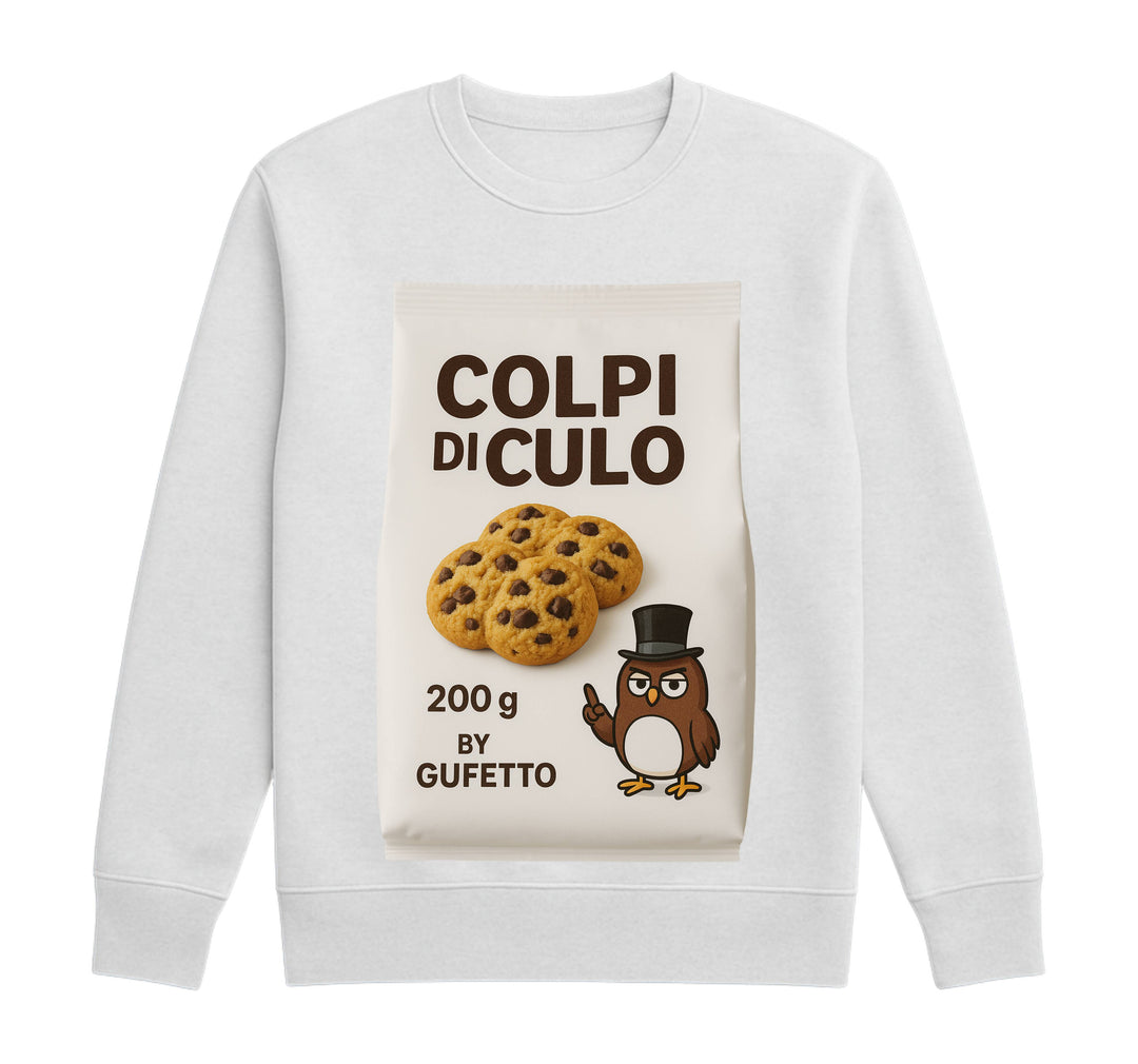 Felpa Classic Uomo Donna BISCOTTI COLPI DI C.... ( CO657483523 ) - Gufetto Brand 