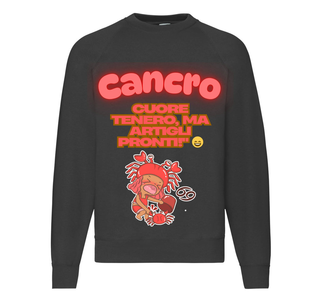 Felpa Classic Uomo Donna CANCRO ( CA75098745 ) - Gufetto Brand 
