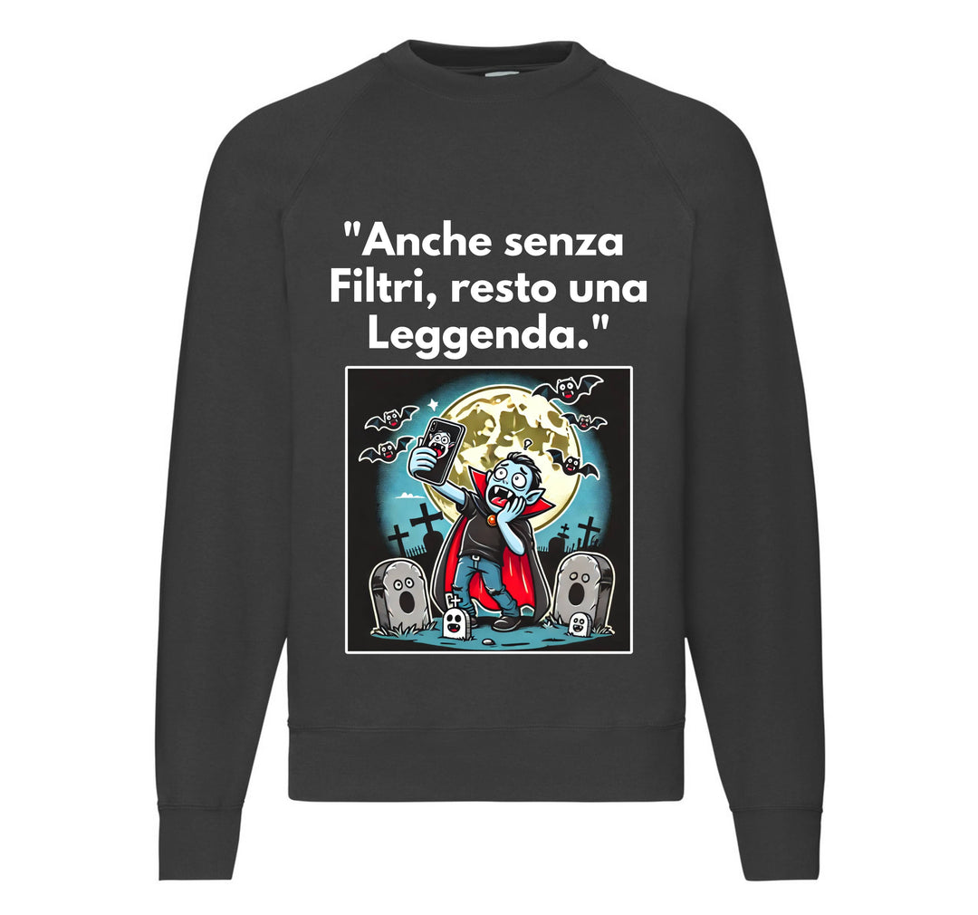 Felpa Classic Uomo Donna LEGGENDA ( LE560996875 ) - Gufetto Brand 