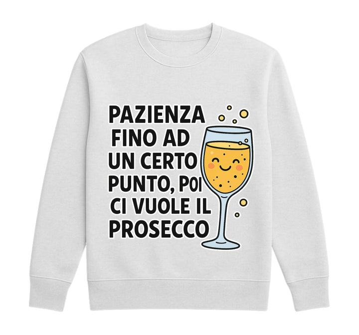 Felpa Classic Uomo Donna PROSECCO ( PO875236589 ) - Gufetto Brand 