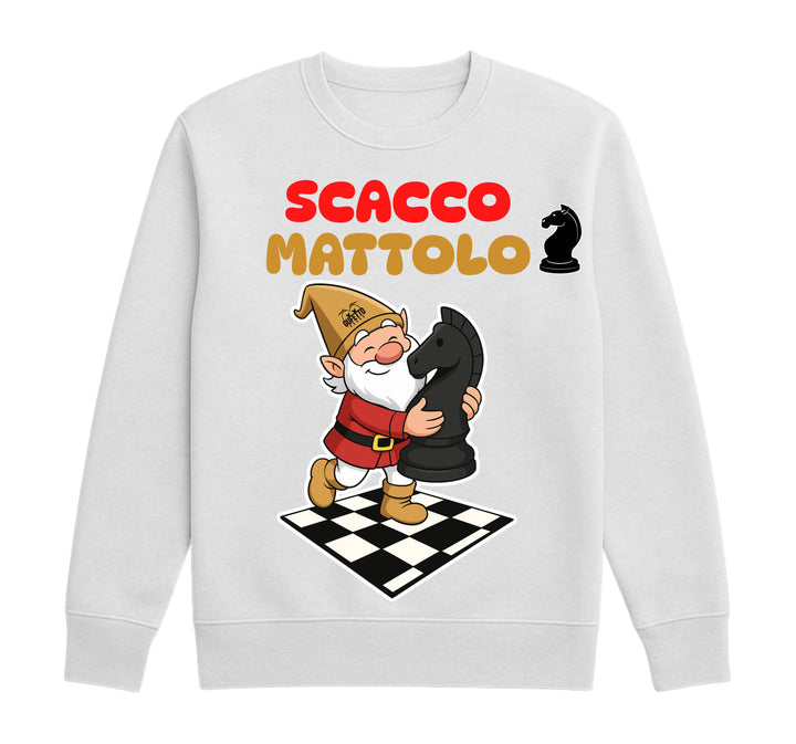 Felpa Classic Uomo Donna SCACCO MATTOLO ( SM52223568 ) - Gufetto Brand 