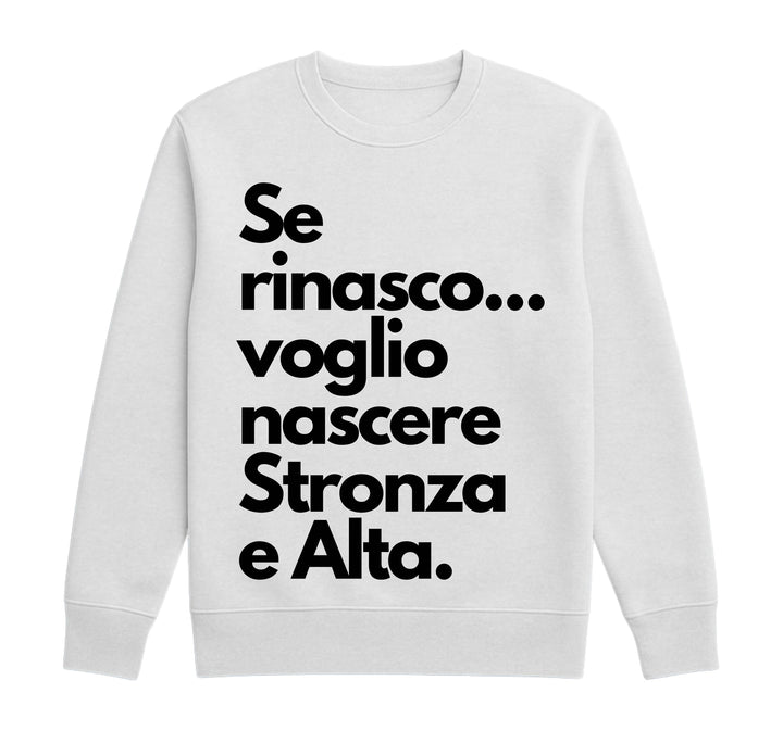Felpa Classic Uomo Donna STRONZA ( ST5897745 ) - Gufetto Brand 