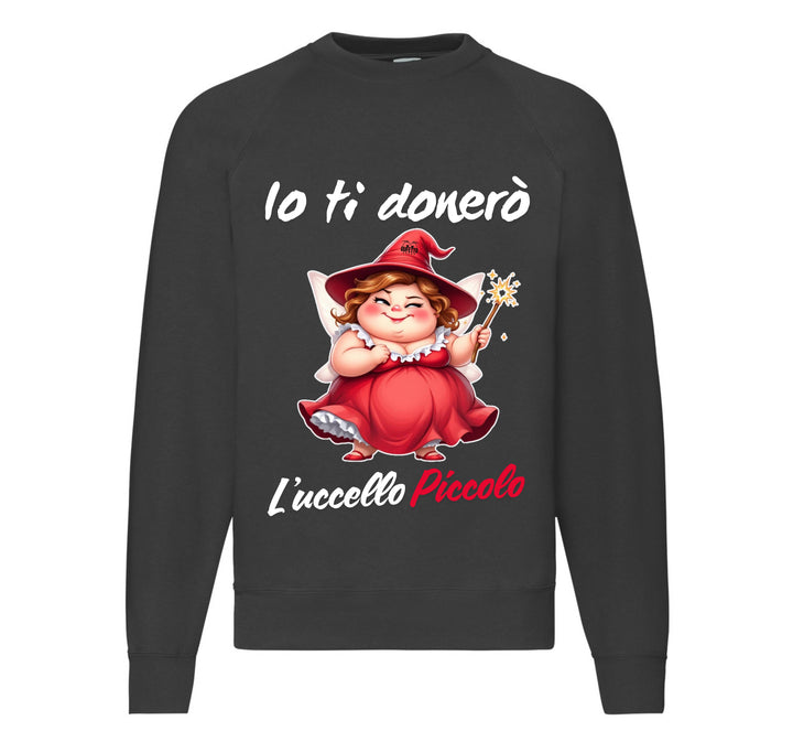 Felpa Classic Uomo Donna Le Fatine Ignoranti UCCELLO PICCOLO ( UP64987564 ) - Gufetto Brand 