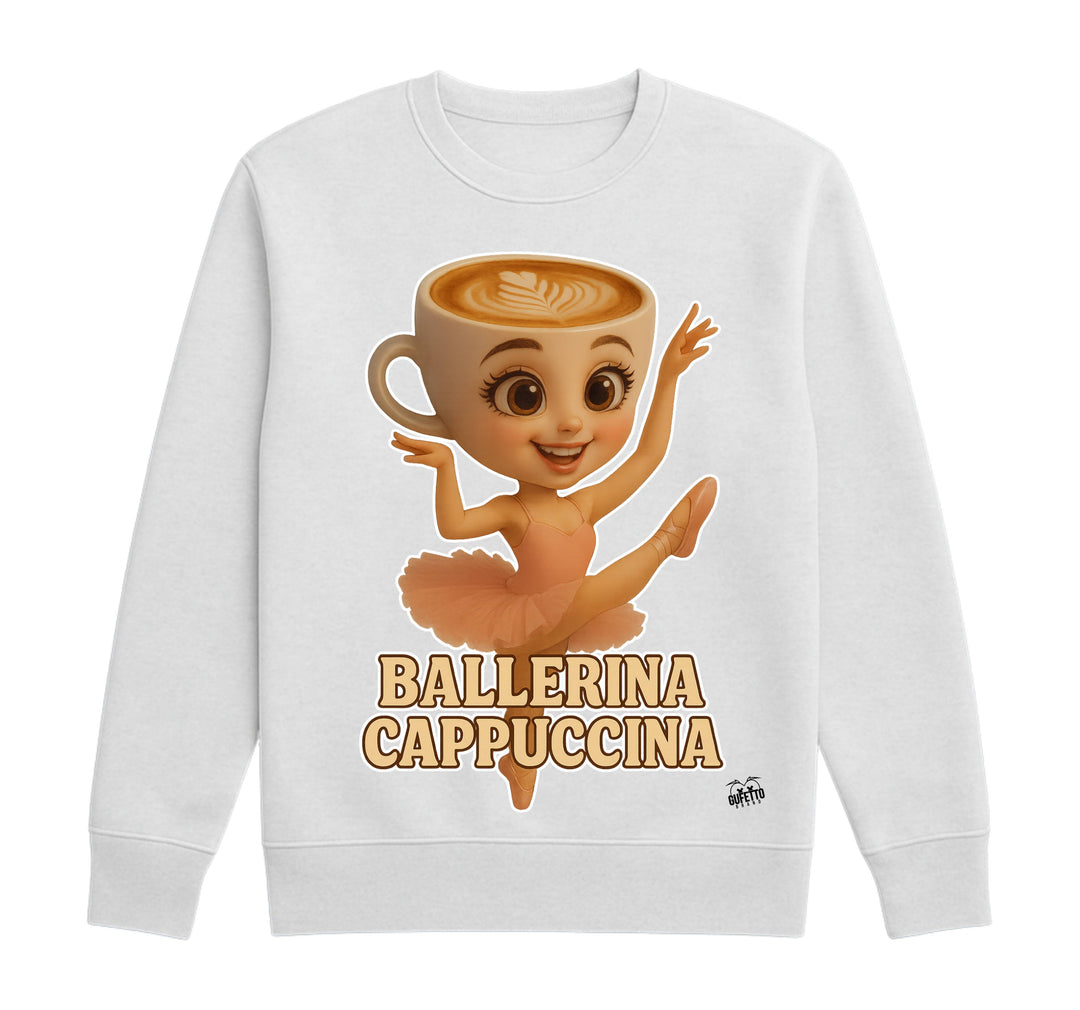 Felpa Classic Uomo Donna BALLERINA CAPPUCCINA  ( BA46768954 ) - Gufetto Brand 