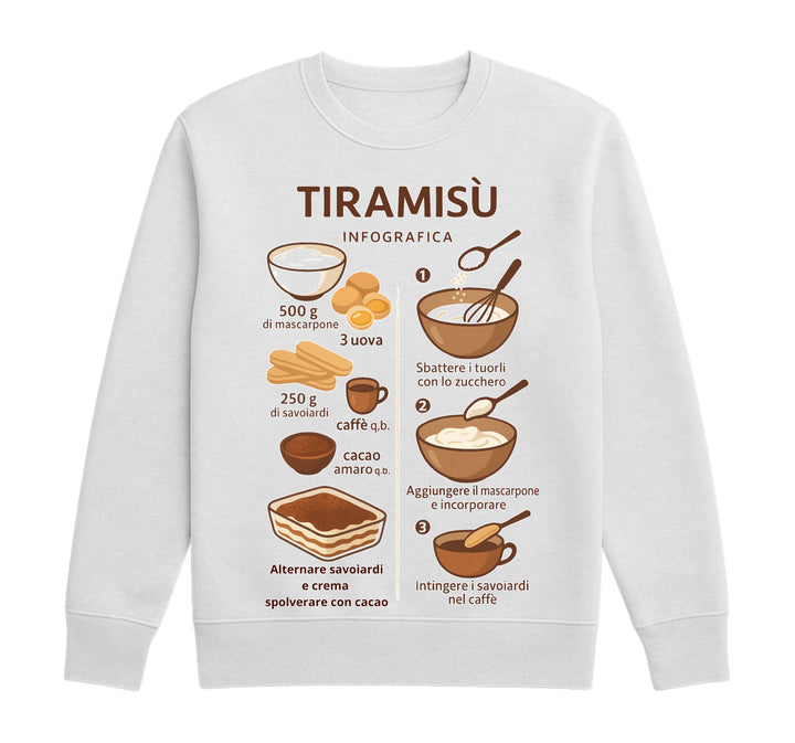 Felpa Classic Uomo Donna TIRAMISU' ( TI709843256 ) - Gufetto Brand 