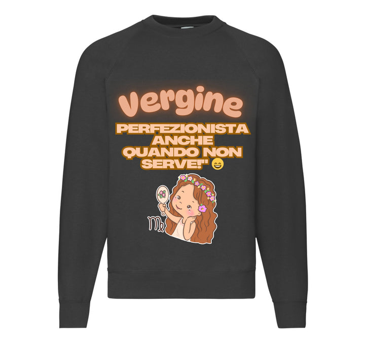 Felpa Classic Uomo Donna VERGINE ( VE3409786 ) - Gufetto Brand 