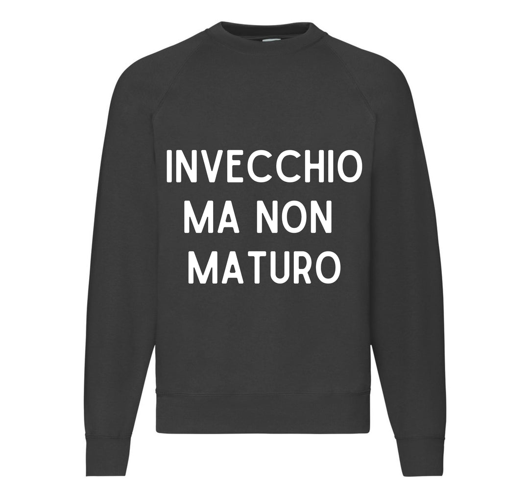 Felpa Classic Uomo Donna INVECCHIO ( IN59087234 ) - Gufetto Brand 