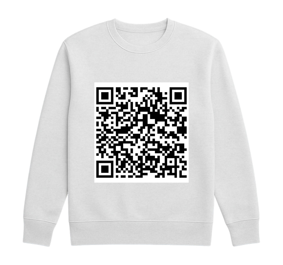 Felpa Classic Uomo Donna QR FU*K ( FU60987345 ) - Gufetto Brand 