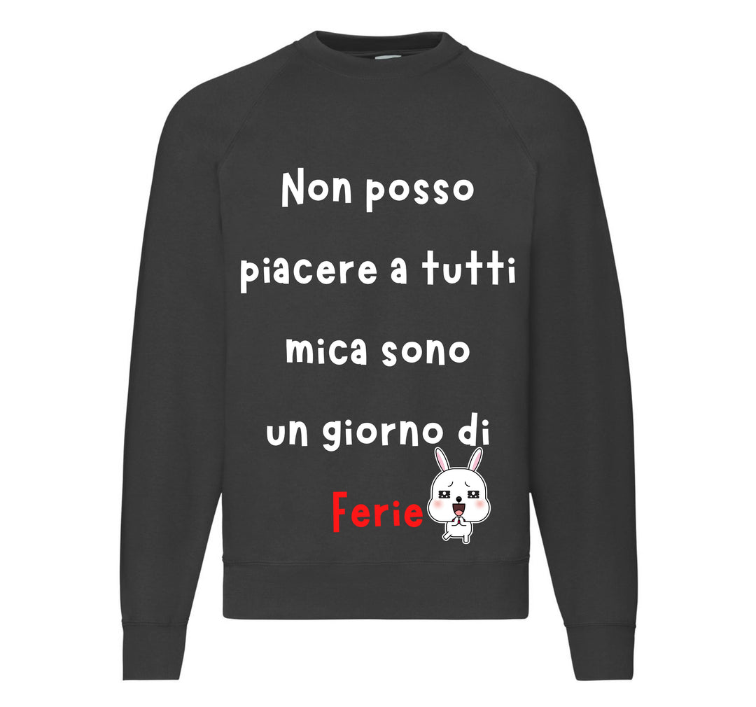 Felpa Classic Uomo Donna FERIE ( FE549876354 ) - Gufetto Brand 
