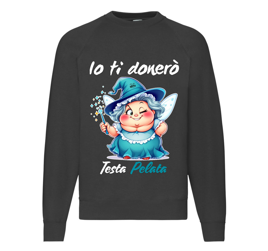 Felpa Classic Uomo Donna Le Fatine Ignoranti TESTA PELATA ( TP9082345 ) - Gufetto Brand 