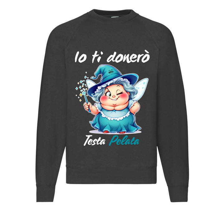 Felpa Classic Uomo Donna Le Fatine Ignoranti TESTA PELATA ( TP9082345 ) - Gufetto Brand 