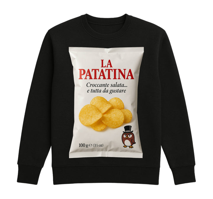 Felpa Classic Uomo Donna LA PATATINA ( PA567238456 ) - Gufetto Brand 
