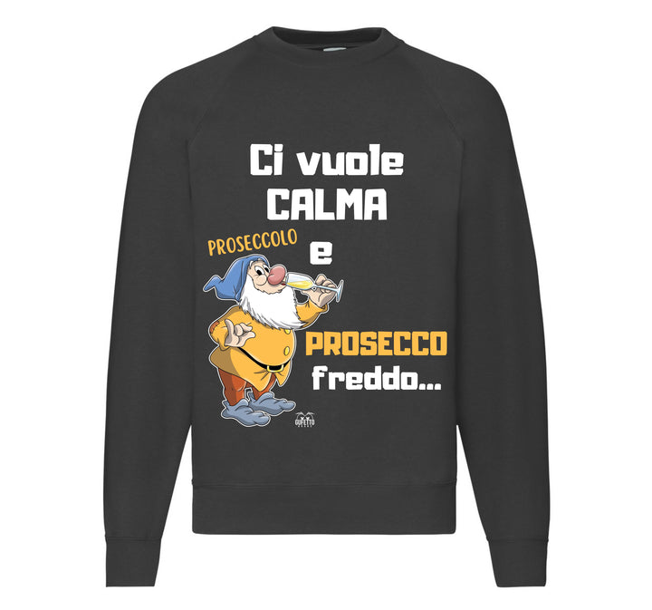 Felpa Classic Uomo Donna PROSECCO FREDDO ( PF450982345 ) - Gufetto Brand 