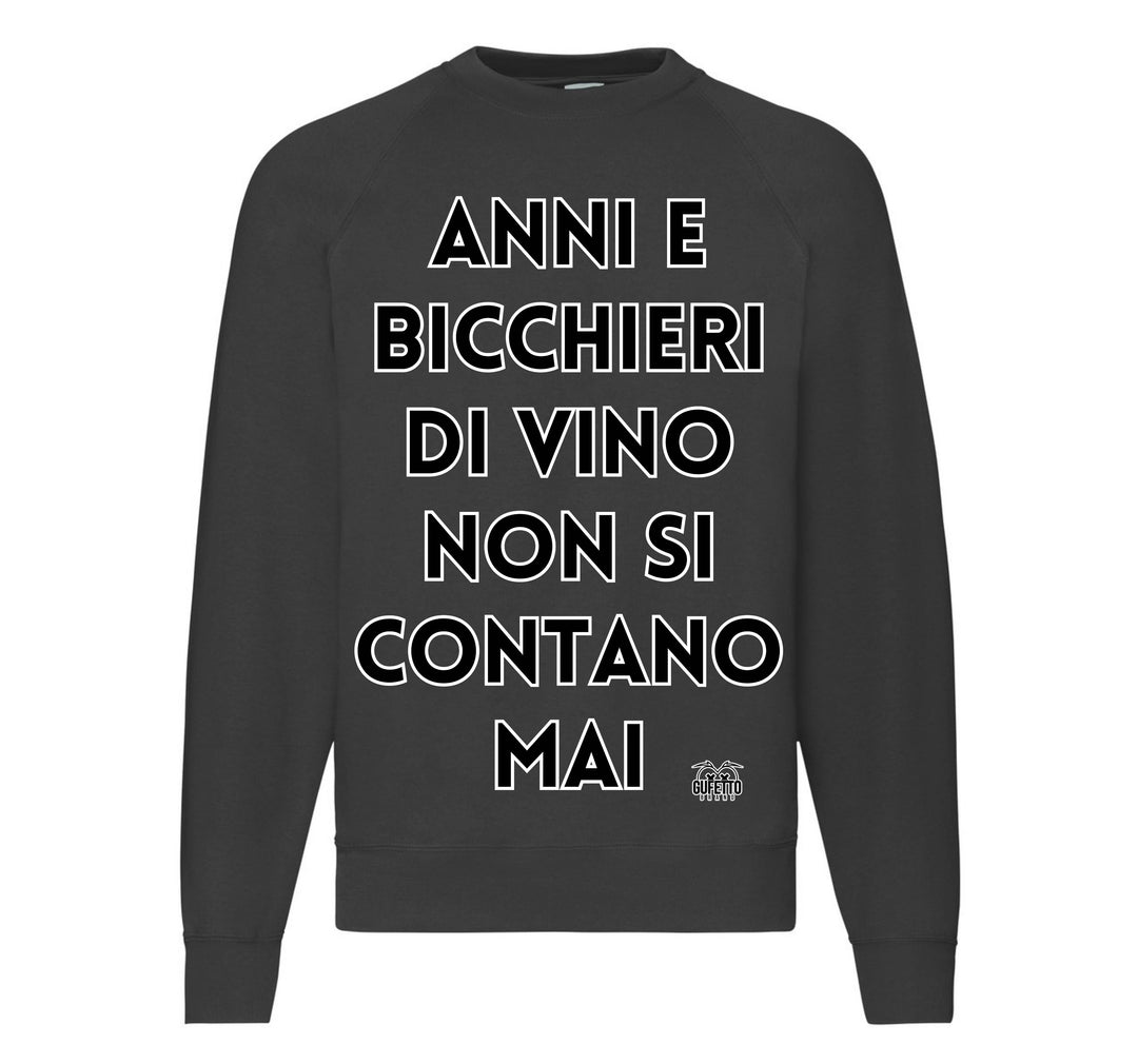 Felpa Classic Uomo Donna ANNI E ( AN36587452663 ) - Gufetto Brand 