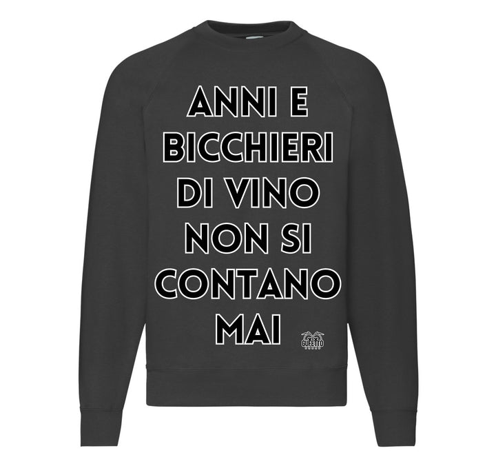 Felpa Classic Uomo Donna ANNI E ( AN36587452663 ) - Gufetto Brand 