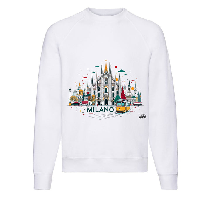 Felpa Classic Uomo Donna MILANO ( MI56218567 ) - Gufetto Brand 