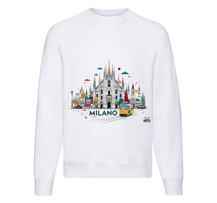 Felpa Classic Uomo Donna MILANO ( MI56218567 ) - Gufetto Brand 
