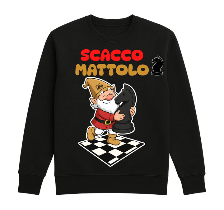 Felpa Classic Uomo Donna SCACCO MATTOLO ( SM52223568 ) - Gufetto Brand 