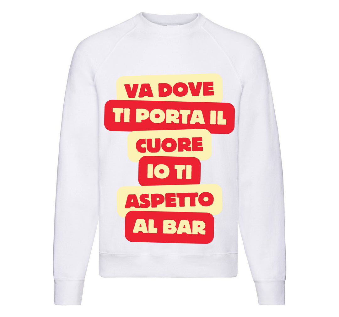 Felpa Classic Uomo Donna CUORE ( CU890423756 ) - Gufetto Brand 